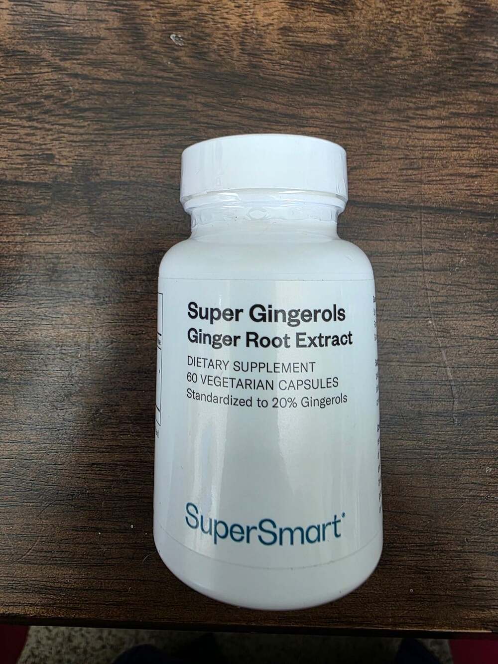 Sealed Supersmart Super Gingerols Ginger Root Extract 60 Vegetarian Capsules